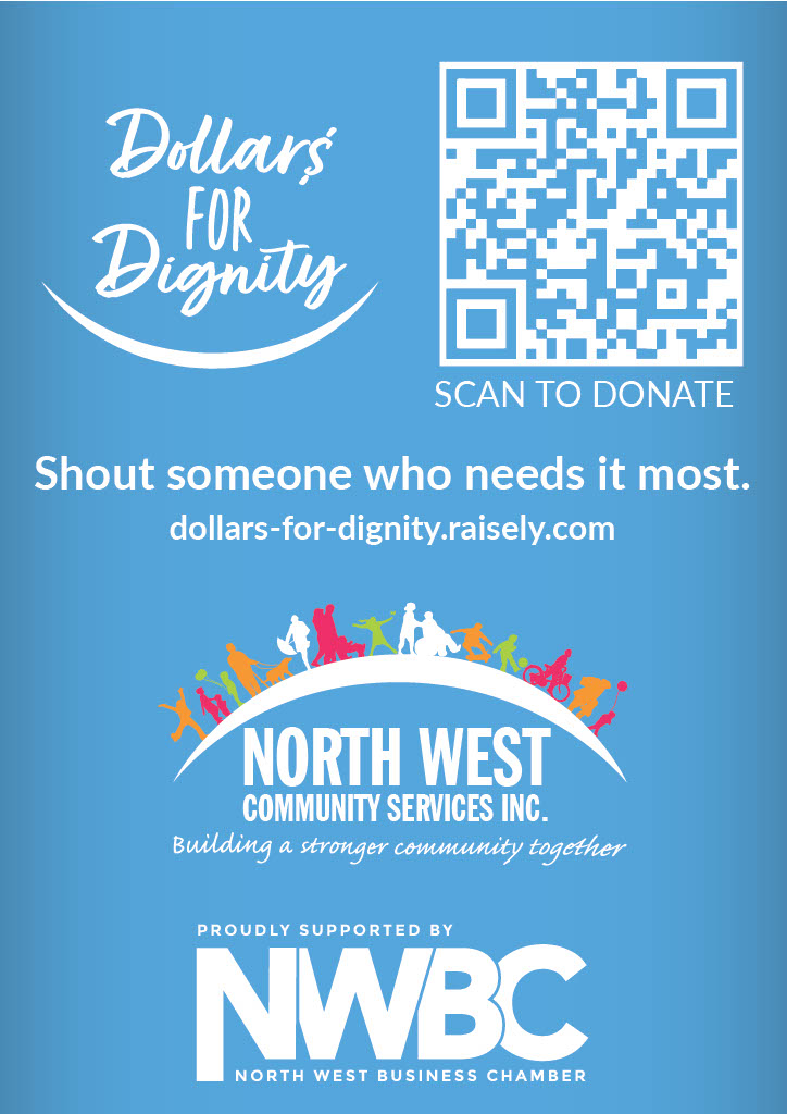 Dollars for Dignity QR code